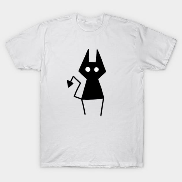 Little Demon Silhouette T-Shirt by JadedOddity